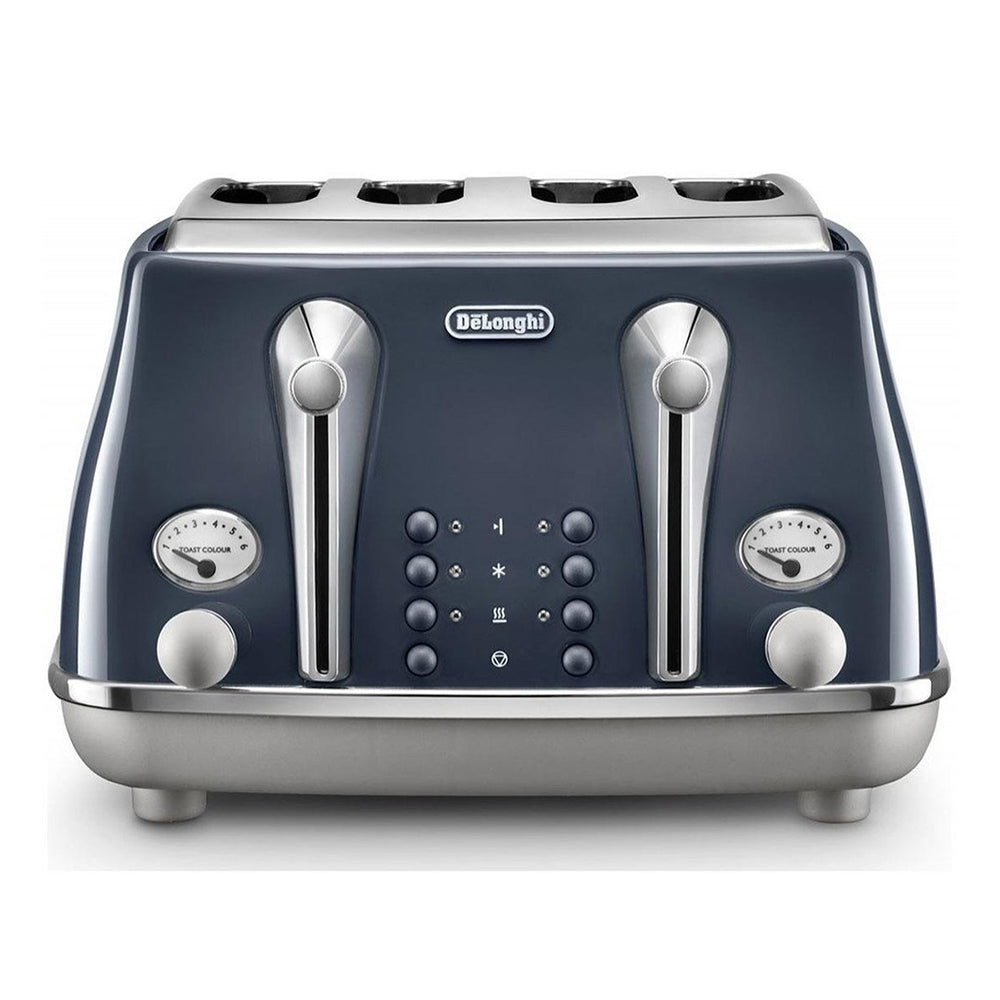 De'Longhi Icona Capitals 4-Slice Toaster, London Blue CTOC4003.BL Toaster