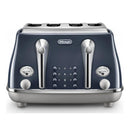 De'Longhi Icona Capitals 4-Slice Toaster, London Blue CTOC4003.BL Toaster