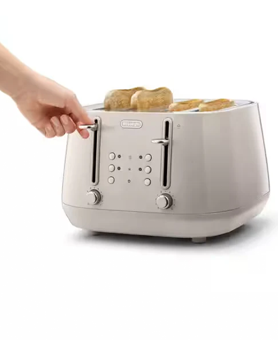 De'Longhi Eclettica 4 Slice Toaster | Beige - CTY4003.BG Redmond Electric Gorey