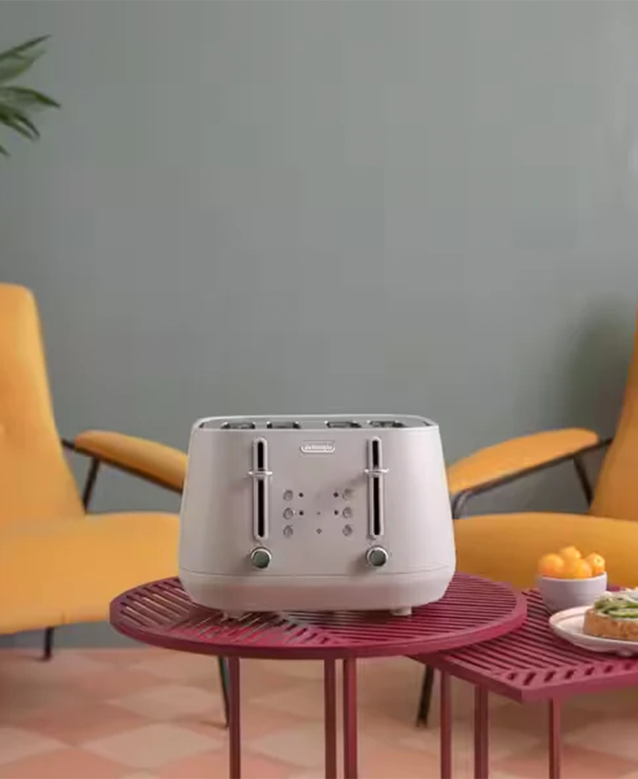 De'Longhi Eclettica 4 Slice Toaster | Beige - CTY4003.BG Redmond Electric Gorey