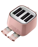 De'Longhi Eclettica 4 Slice Toaster | Pink- CTY4003.PK Redmond Electric Gorey
