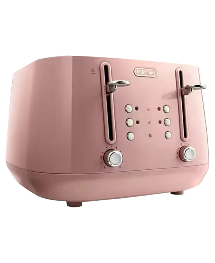 De'Longhi Eclettica 4 Slice Toaster | Pink- CTY4003.PK Redmond Electric Gorey