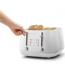 De'Longhi Eclettica 4 Slice Toaster | White - CTY4003.W Redmond Electric Gorey