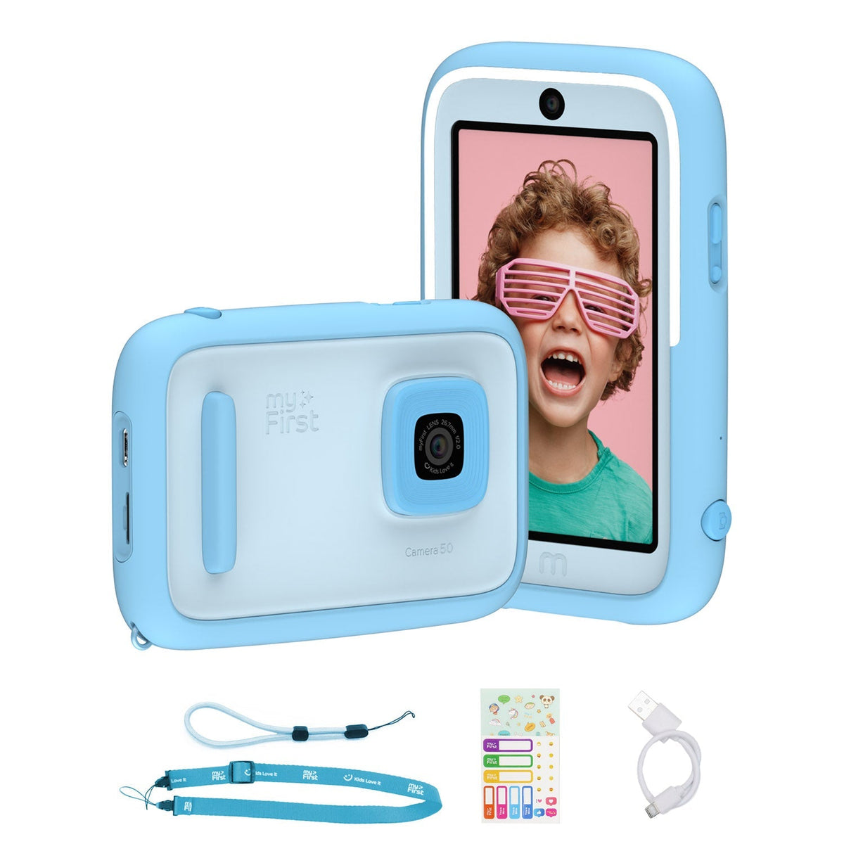 Camera 50 - 50MP Kids Camera with 4K Video & 3" Touchscreen - Blue