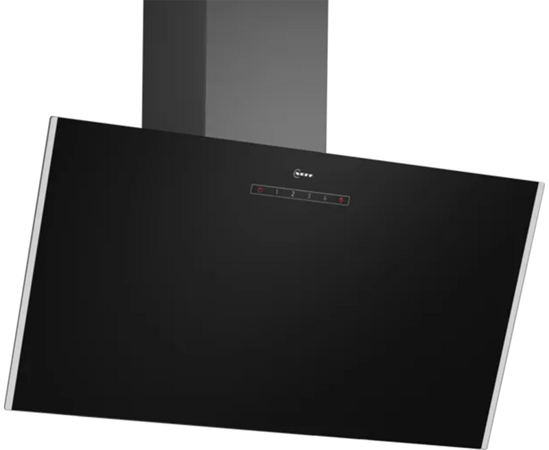 Neff N 30 80cm Wall Mounted Cooker Hood | Clear Black Glass D83IDK1S0B Redmond Electric Gorey