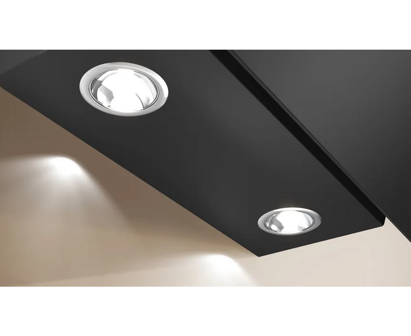 Neff N 30 80cm Wall Mounted Cooker Hood | Clear Black Glass D83IDK1S0B Redmond Electric Gorey