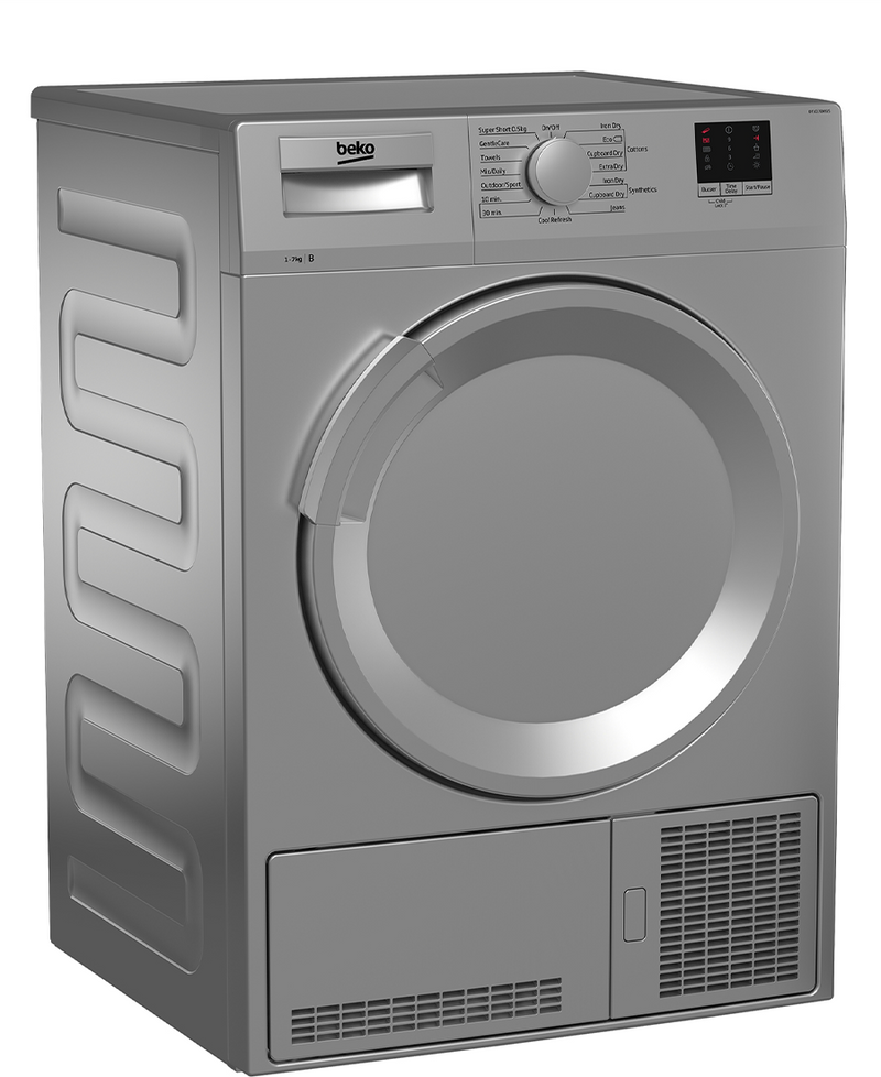 Beko 7KG Condenser Tumble Dryer DTLCE70051S Silver Redmond Electric Gorey