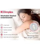 Dimplex Single Washable Heated Underblanket DUB1001 Redmond Electric Gorey