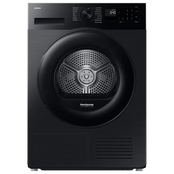 Samsung Series 5 AI Energy 9kg Heat Pump Tumble Dryer Black| DV90DG52A0ABEU Samsung Tumble Dryer Redmond Electric, Gorey