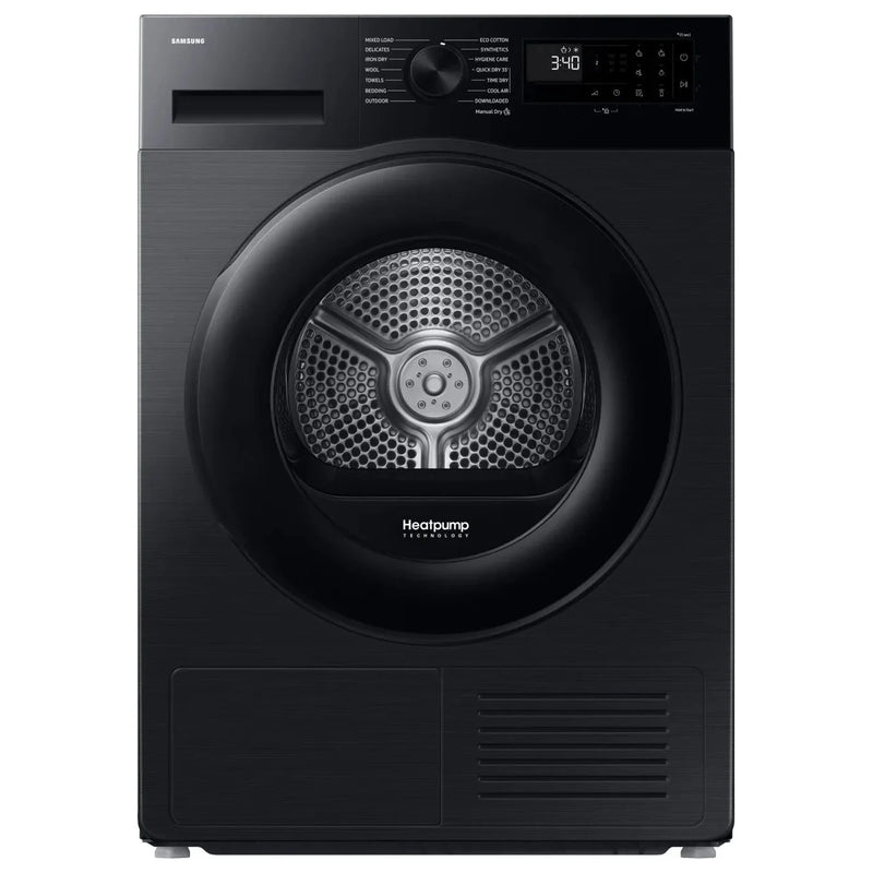 Samsung Series 5 AI Energy 9kg Heat Pump Tumble Dryer Black| DV90DG52A0ABEU Samsung Tumble Dryer Redmond Electric, Gorey
