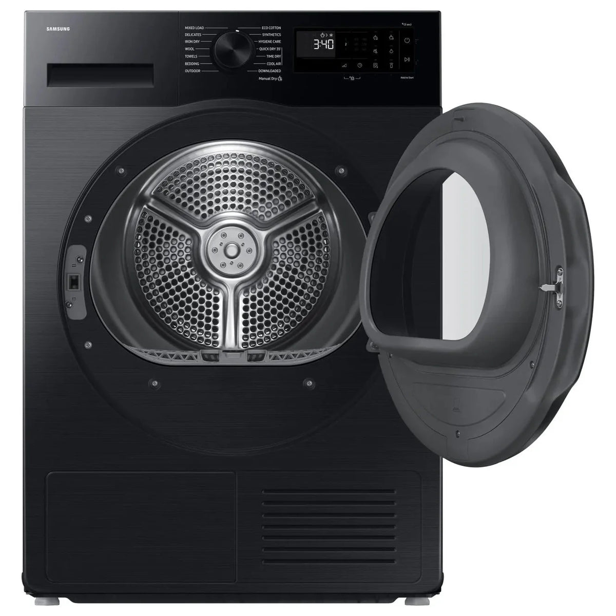 Samsung Series 5 AI Energy 9kg Heat Pump Tumble Dryer Black| DV90DG52A0ABEU Samsung Tumble Dryer Redmond Electric, Gorey