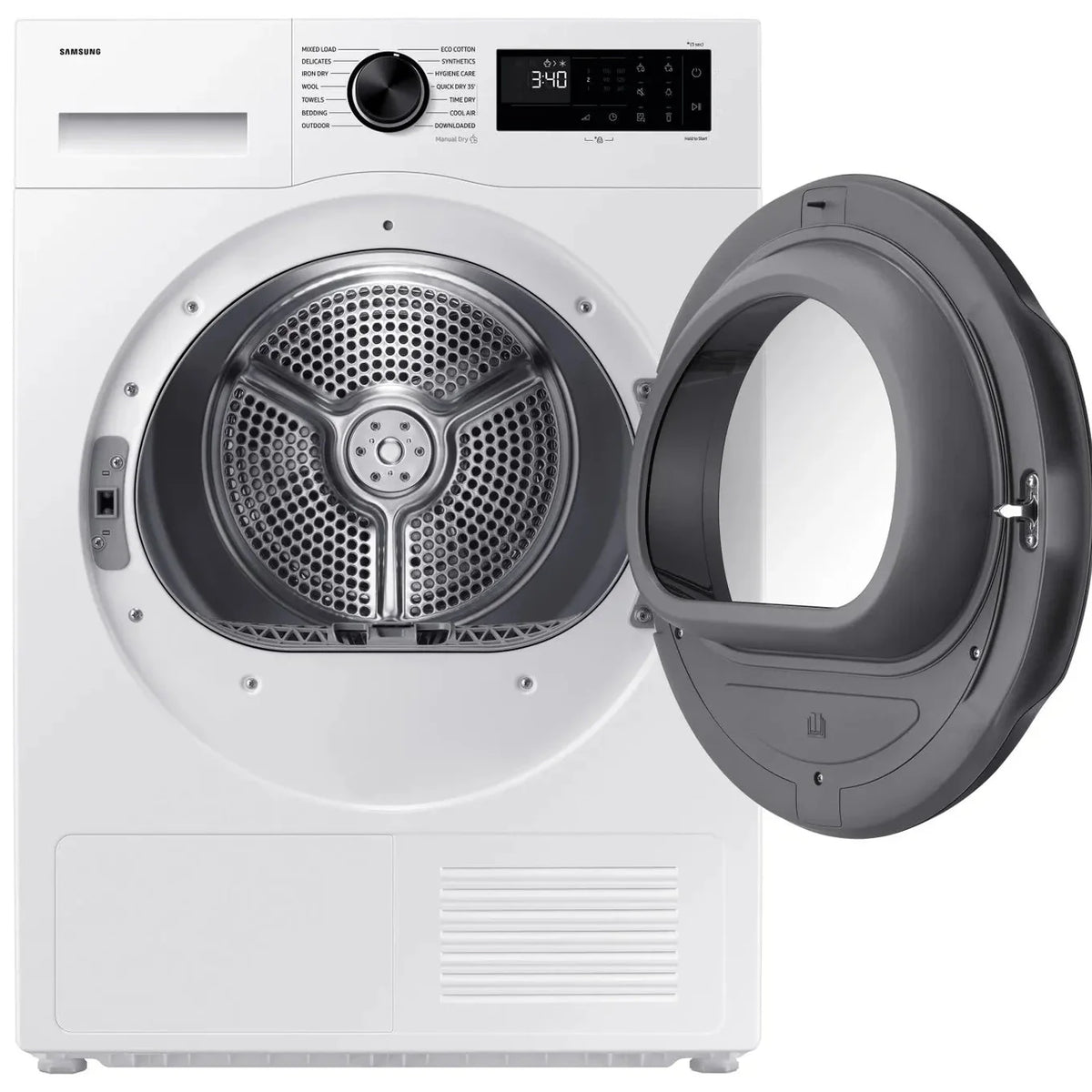 Samsung Series 5 AI Energy 9kg Heat Pump Tumble Dryer White| DV90DG52A0AEEU Samsung Tumble Dryer Redmond Electric, Gorey