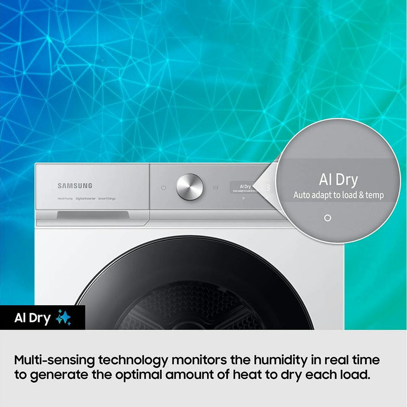 Samsung Series 6 AI Energy 9kg Heat Pump Tumble Dryer | Black - DV90DG6845LBU1 Redmond Electric Gorey