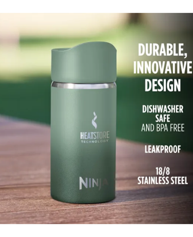 Ninja 300ml Sip Perfect Travel Mug - Leak-Proof Lid | Green DW1203EUUKGN Redmond Electric Gorey