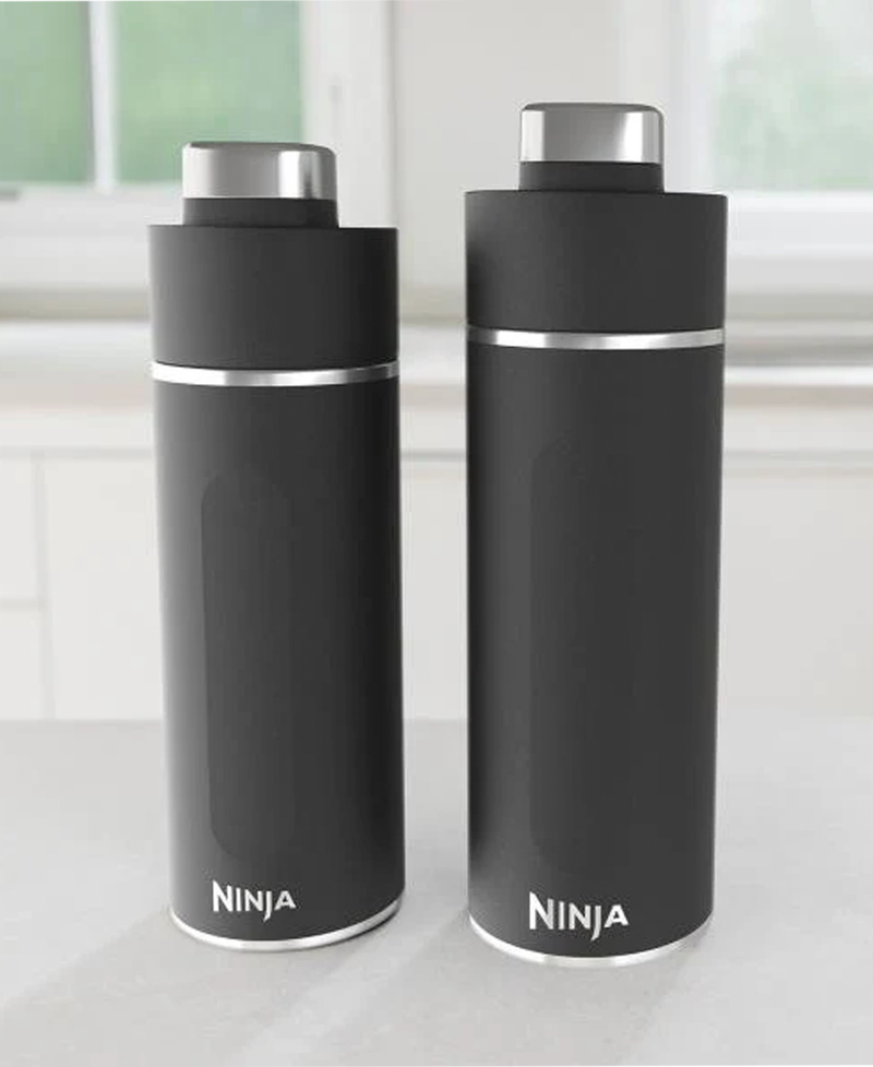 Ninja Thirsti Insulated Travel Bottle - 530ml | Black DW1801EUUKBK Redmond Electric Gorey