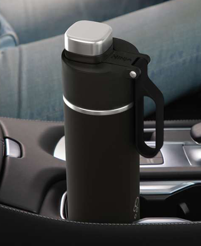 Ninja Thirsti Insulated Travel Bottle - 700ml | Black DW2401EUUKBK Redmond Electric Gorey