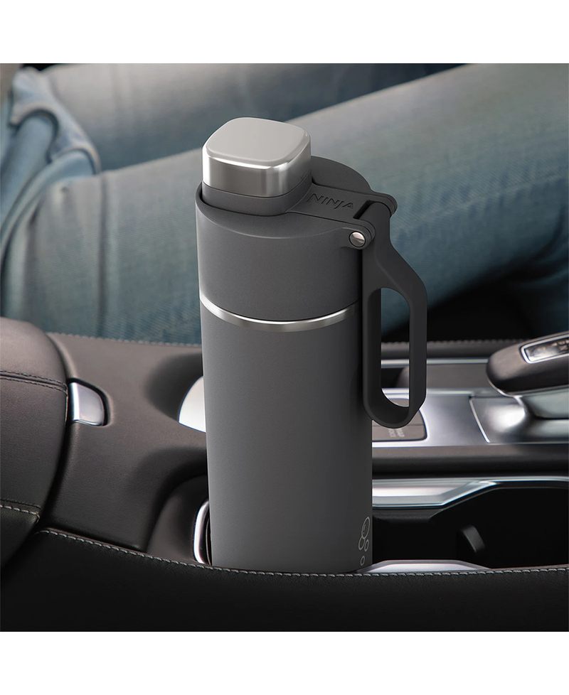 Ninja Thirsti Insulated Travel Bottle - 530ml | Grey DW1801EUUKGY Redmond Electric Gorey