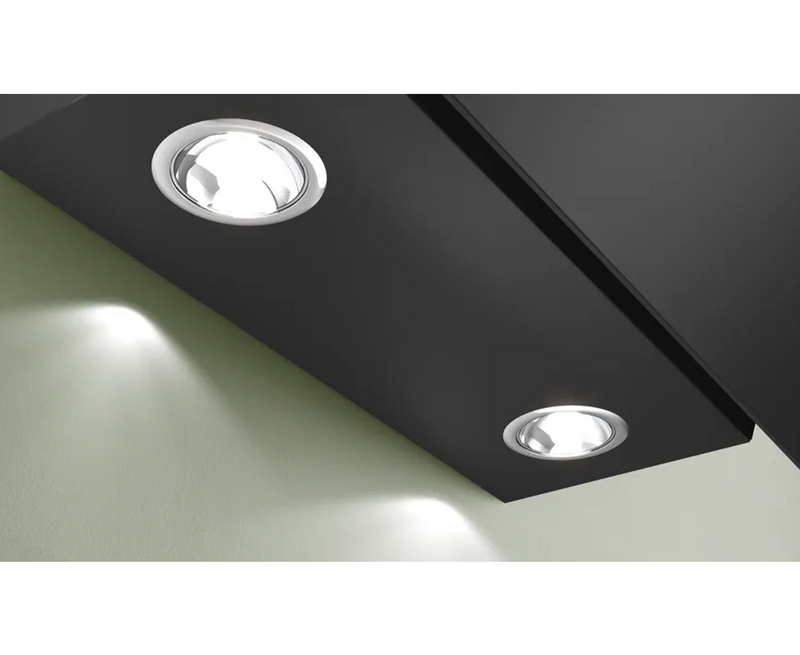 Bosch Series 2 80cm Wall Mounted Cooker Hood | Clear Glass Black DWK85DK60B Redmond Electric Gorey