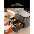 Ninja 6-in-1 Dual Zone Air Fryer 7.6L | Gun Metal Grey - DZ300UK Redmond Electric Gorey