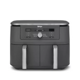6-in-1 Dual Zone Air Fryer 9.5L | Gun Metal Grey