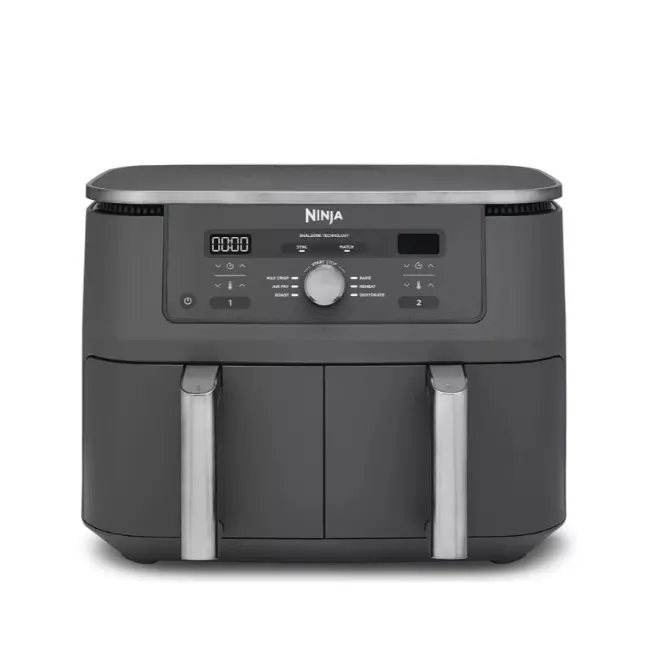 Ninja 6-in-1 Dual Zone Air Fryer 79.5L | Gun Metal Grey - DZ400UK Redmond Electric Gorey