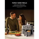 Ninja 6-in-1 Dual Zone Air Fryer 79.5L | Gun Metal Grey - DZ400UK Redmond Electric Gorey