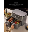 Ninja 6-in-1 Dual Zone Air Fryer 79.5L | Gun Metal Grey - DZ400UK Redmond Electric Gorey