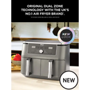 Ninja 6-in-1 Dual Zone Air Fryer 79.5L | Gun Metal Grey - DZ400UK Redmond Electric Gorey