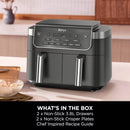DualZone 7.6L 2-Drawer Air Fryer – DZ801UK