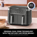 DualZone 7.6L 2-Drawer Air Fryer – DZ801UK