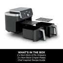 DualZone XL 9.5L 2-Drawer Air Fryer – DZ901UK