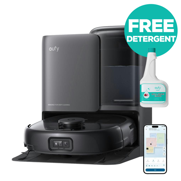 Omni E25 Robot Vacuum Cleaner with Self-Empty Station | Black