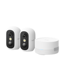 eufyCam C35 2-Camera Kit with HomeBase Mini, White - official product image