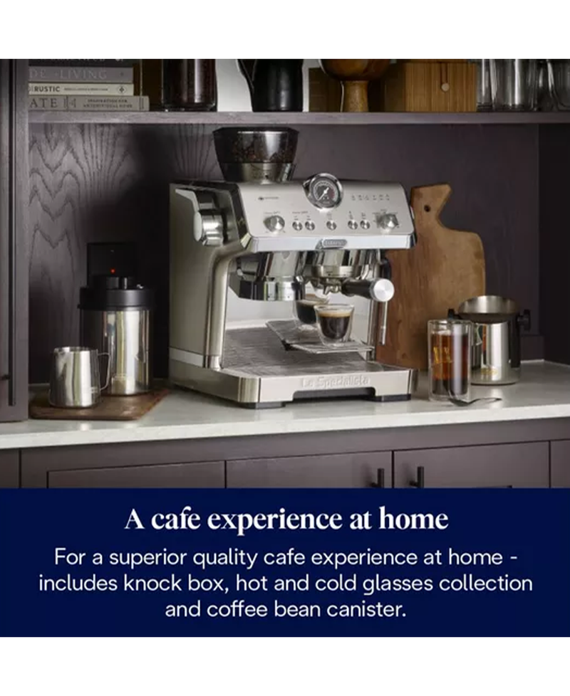 De'Longhi La Specialista Opera Manual Bean to Cup Espresso Coffee Machine | Metal - EC9555.M Redmond Electric Gorey