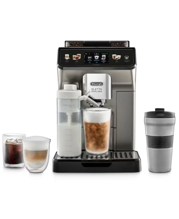 DeLonghi Eletta Explore Fully Automatic Coffee Machine hot or iced coffee | ECAM450.86.T Redmond Electric Gorey
