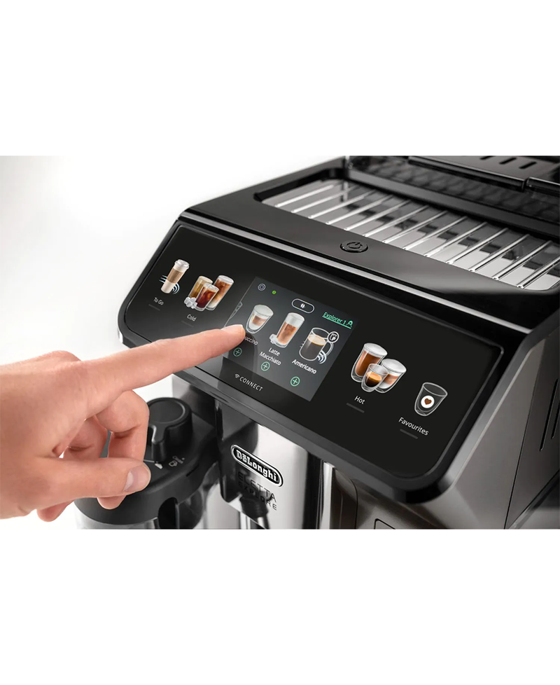 DeLonghi Eletta Explore Fully Automatic Coffee Machine hot or iced coffee | ECAM450.86.T Redmond Electric Gorey