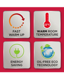 Dimplex 2kW Oil Free Column Radiator ECR20TIE Redmond Electric Gorey