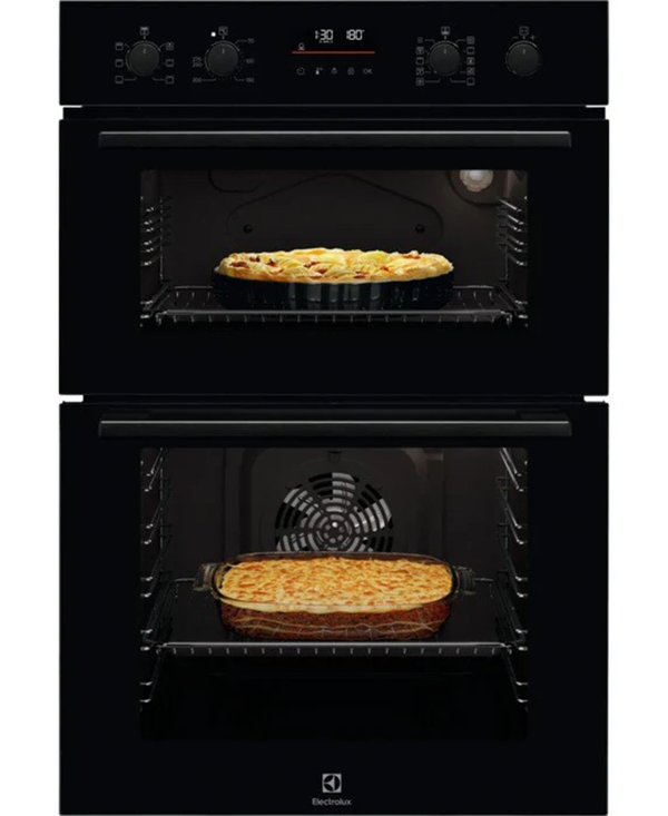 Electrolux Built-in Double Oven with 600 SurroundCook | Black - EDFDC46K Redmond Electric Gorey