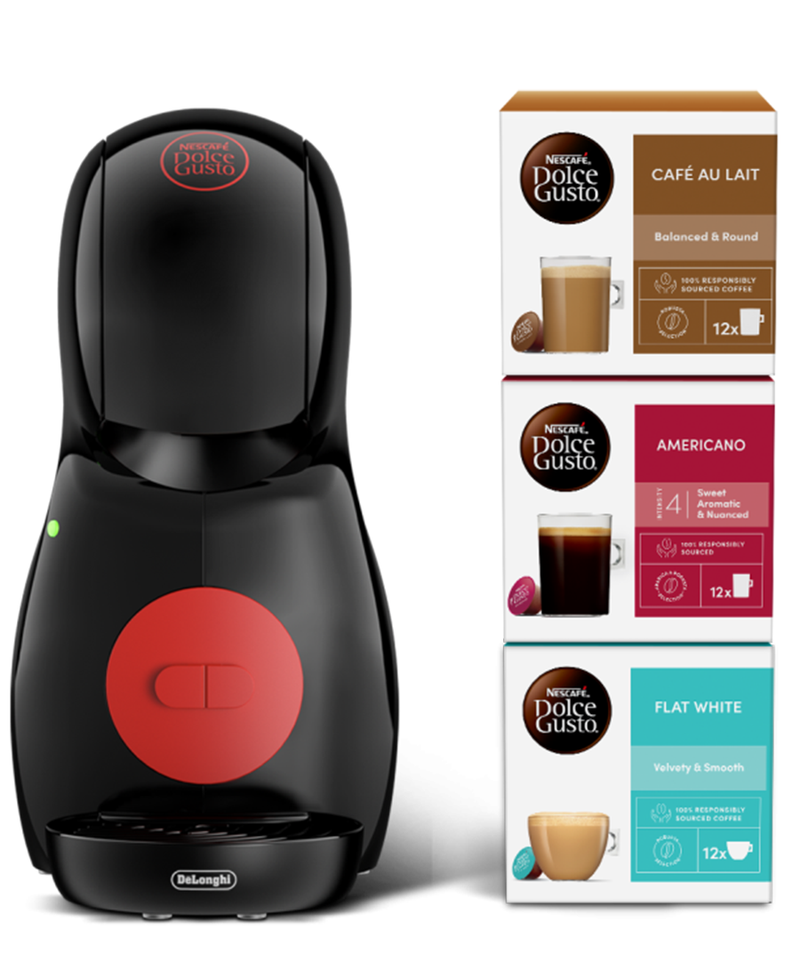 De'Longhi DOLCE GUSTO Piccolo XS Coffee Machine | Black + 36 Free Coffee Pods Redmond Electric Gorey