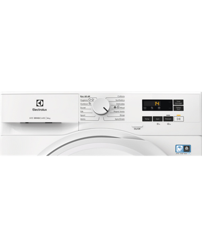 Electrolux 600 SensiCare 8kg 1400rpm A Rated Washing Machine | White Redmond Electric Gorey - EFI61841B