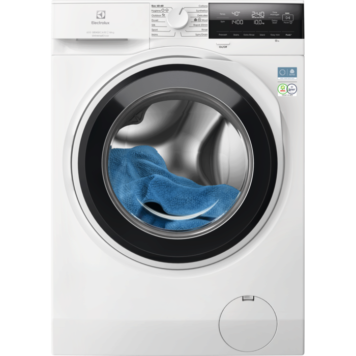 Electrolux Sensicare 600 10kg 1400rpm Washing Machine | White - EFI63142UD Redmond Electric Gorey