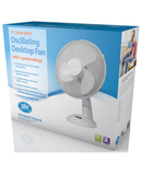 Prem-I-Air 12" Desktop Oscillating Fan with 3 Speeds | EH1522 Redmond Electric Gorey