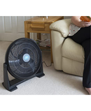 Prem-I-Air 16" High-Velocity Air Circulator Fan with 3 Speeds | Black EH1680 Redmond Electric Gorey