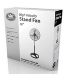 Prem-i-Air EH1804 18"  Black Oscillating Pedestal Fan with 3 Speed Settings Redmond Electric Gorey