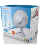 Prem-I-Air 9" White Desktop Fan with 2 Speed Settings EH1854 Redmond Electric Gorey