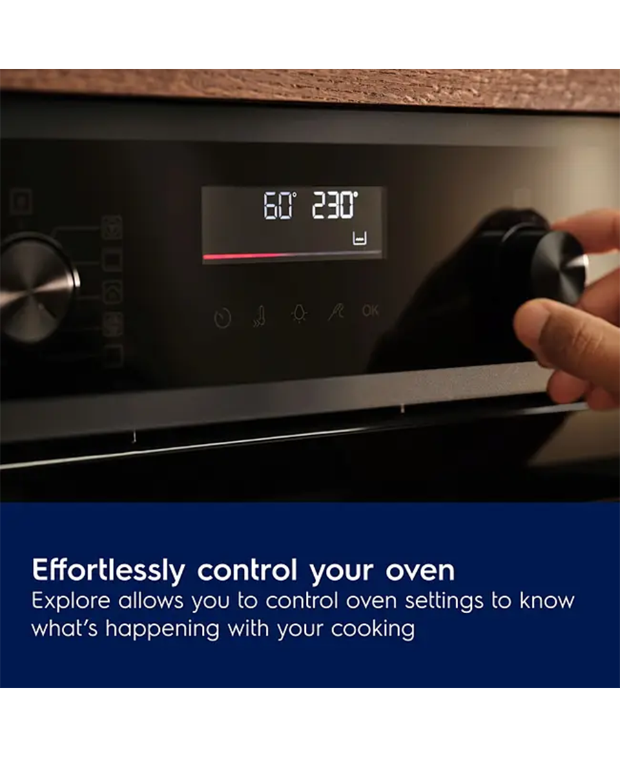Electrolux Built-in Electric Pyrolytic Oven | Black - EOM6P46K Redmond Electric Gorey