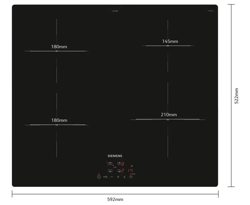 Siemens IQ100 60cm Induction Hob EU611BEB5E Redmond Electric Gorey