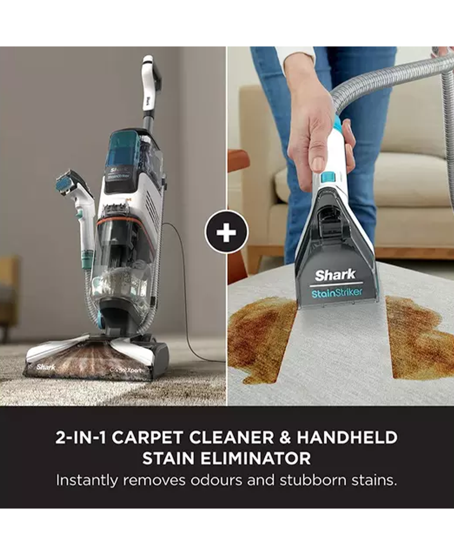 Shark CarpetXpert Deep Carpet Cleaner with Built-In StainStriker EX200UK Redmond Electric Gorey