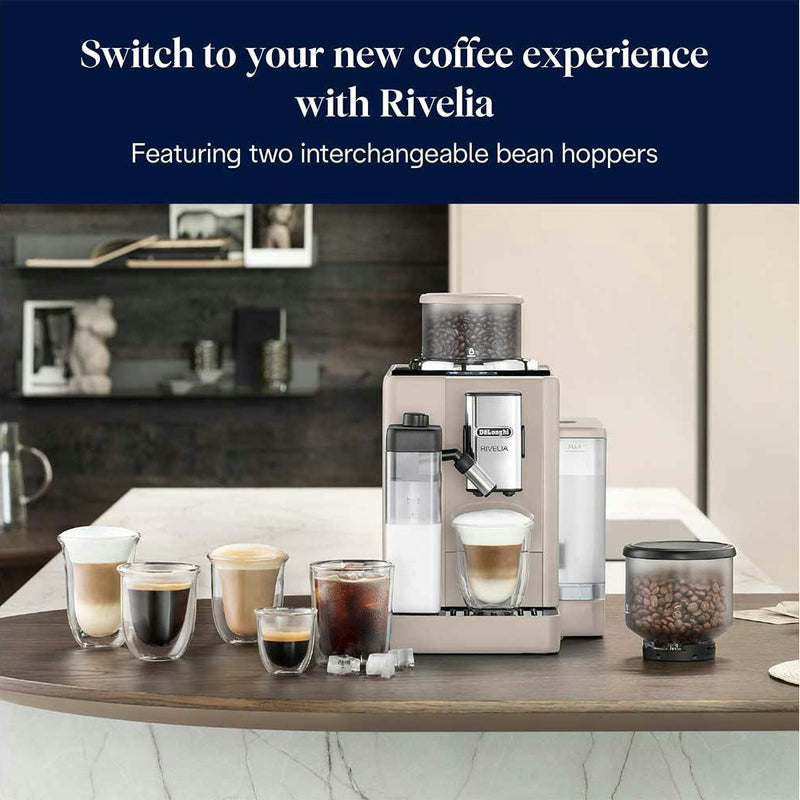 De'Longhi Rivelia 1.4L Automatic Coffee Machine | Beige - EXAM440.55.BG Redmond Electric Gorey