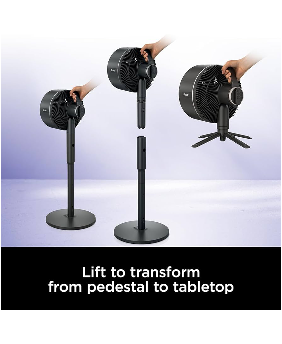 Shark Flexbreeze High-Velocity Hybrid Cordless + Corded Fan | Black FA220UK Redmond Electric Gorey